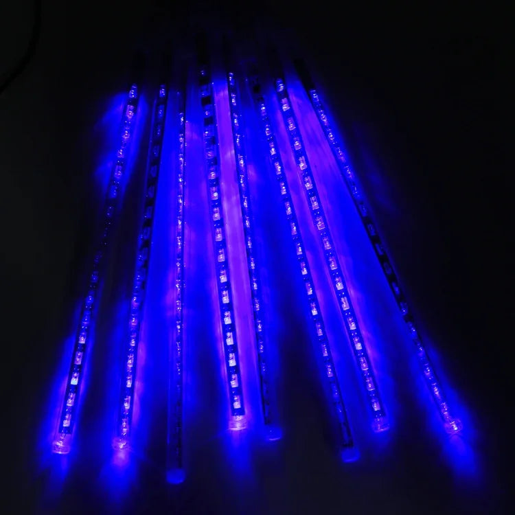 Lumière décorative LED, diamètre du tube : 1,2 cm, CA 100-240 V, prise US, EU en option, 8 pièces 50 cm/bleu, 8 pièces 50 cm/multicolore, 8 pièces 50 cm/blanc
