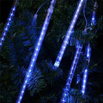 Lumière décorative LED, diamètre du tube : 1,2 cm, CA 100-240 V, prise US, EU en option, 8 pièces 50 cm/bleu, 8 pièces 50 cm/multicolore, 8 pièces 50 cm/blanc