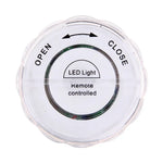 10 LED Cylindriques Télécommandées avec Télécommande, Portée de la Télécommande (en Zone Ouverte) : 7,3-9,1 Mètres, 10 LED