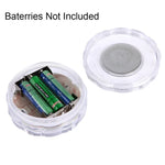 10 LED Cylindriques Télécommandées avec Télécommande, Portée de la Télécommande (en Zone Ouverte) : 7,3-9,1 Mètres, 10 LED