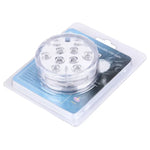 10 LED Cylindriques Télécommandées avec Télécommande, Portée de la Télécommande (en Zone Ouverte) : 7,3-9,1 Mètres, 10 LED