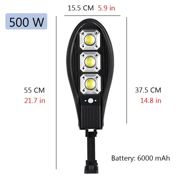 LL-63T Lampe solaire de jardin avec capteur corporel et télécommande, avec télécommande