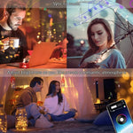 Guirlande lumineuse de Noël USB en fil de cuivre avec télécommande et contrôle par application mobile Bluetooth, longueur : 20 m 200 LED, télécommande et contrôle par application, longueur : 20 m 200 LED