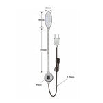 Lampe de machine à coudre à LED Dimmable Aimant de travail Lampe à économie d'énergie, 30 perles de lampe, 30 perles