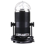 Mini lampe de scène boule magique rotative LED 3W, prise EU, prise EU