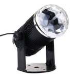 Mini lampe de scène boule magique rotative LED 3W, prise EU, prise EU