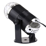 Mini lampe de scène boule magique rotative LED 3W, prise EU, prise EU