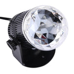 Mini lampe de scène boule magique rotative LED 3W, prise EU, prise EU