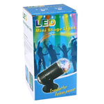 Mini lampe de scène boule magique rotative LED 3W, prise EU, prise EU