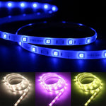 Bande lumineuse LED d'extension intelligente WiFi Yeelight Xiaomi Youpin d'origine avec télécommande APP, longueur : 1m