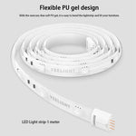 Bande lumineuse LED d'extension intelligente WiFi Yeelight Xiaomi Youpin d'origine avec télécommande APP, longueur : 1m