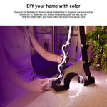 Bande lumineuse LED d'extension intelligente WiFi Yeelight Xiaomi Youpin d'origine avec télécommande APP, longueur : 1m