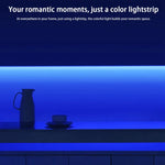 Bande lumineuse LED d'extension intelligente WiFi Yeelight Xiaomi Youpin d'origine avec télécommande APP, longueur : 1m