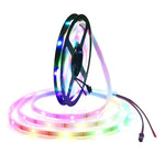 Bande lumineuse étanche RGB WS2812B 5050 SMD, 30 LED/m, 12 V CC, longueur : 5 m, bande lumineuse 30 LED/m