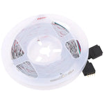 Guirlande lumineuse LED ruban RGB 2835 SMD nue, 60 LED/m, Longueur : 5m, 12V 2A 100-240V, avec télécommande 44 touches, LED RGB 2835 SMD, 5m, avec télécommande 44 touches