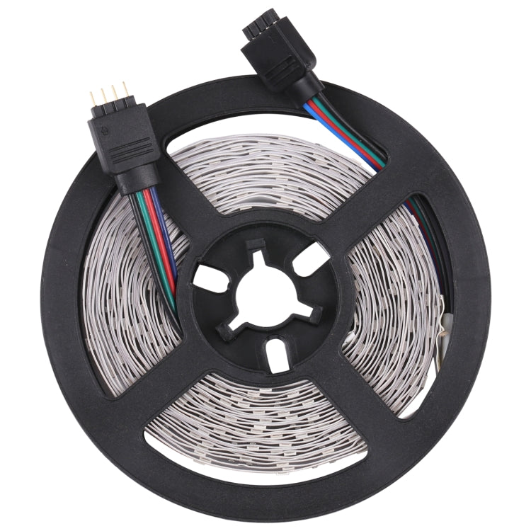 Bande lumineuse LED RVB 2835 SMD à commande intelligente via APP Bluetooth, 60 LED/m, Longueur : 5m, 12V 2A 100-240V, LED RVB 2835 SMD, 5m, APP Bluetooth