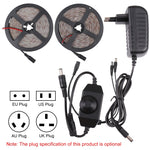 2 cartes nues 2835 SMD Dimmable Lumière Blanche / Lumière Chaude LED Bande Lumineuse, 60 LED/m, Longueur: 5m, 12V 2A 100-240V, 2835 SMD LED, 5m x 2