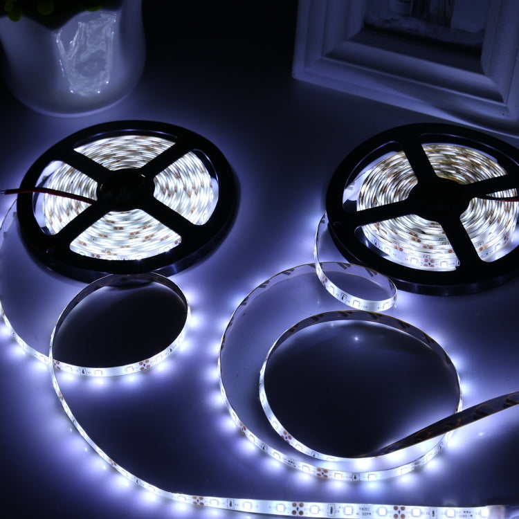 2 cartes nues 2835 SMD Dimmable Lumière Blanche / Lumière Chaude LED Bande Lumineuse, 60 LED/m, Longueur: 5m, 12V 2A 100-240V, 2835 SMD LED, 5m x 2