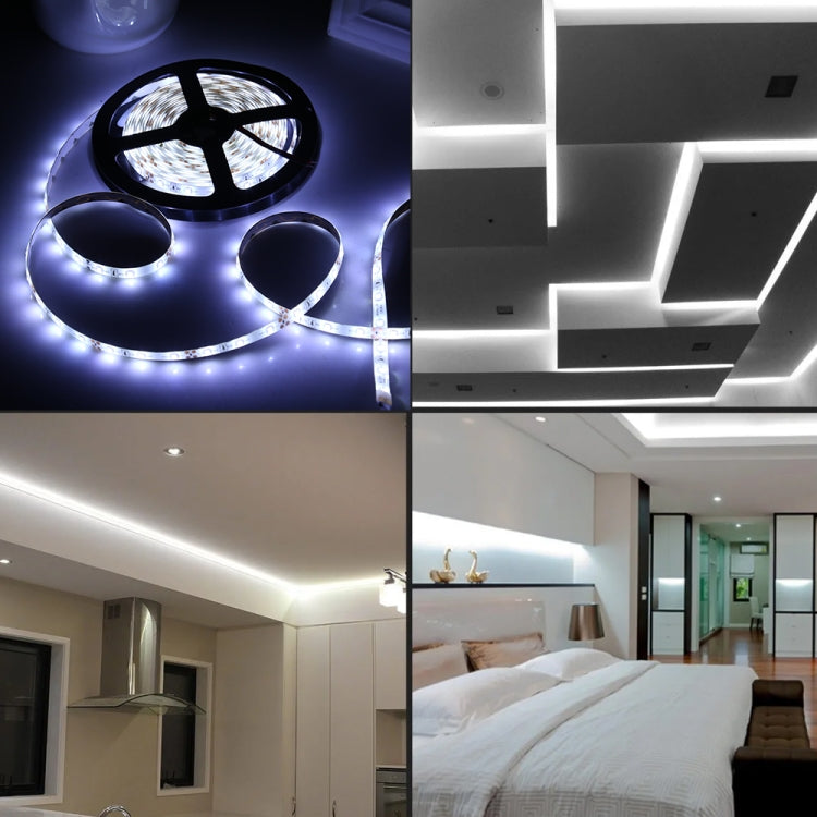 2 cartes nues 2835 SMD Dimmable Lumière Blanche / Lumière Chaude LED Bande Lumineuse, 60 LED/m, Longueur: 5m, 12V 2A 100-240V, 2835 SMD LED, 5m x 2