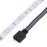 2 pcs Ruban LED RGB 5050 SMD nu, 30 LED/m, Longueur : 5m, 12V 2A 100-240V, avec contrôleur Doodle 24 touches, LED RGB 5050 SMD, 5m x 2