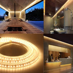 2 pcs Ruban LED RGB 5050 SMD nu, 30 LED/m, Longueur : 5m, 12V 2A 100-240V, avec contrôleur Doodle 24 touches, LED RGB 5050 SMD, 5m x 2