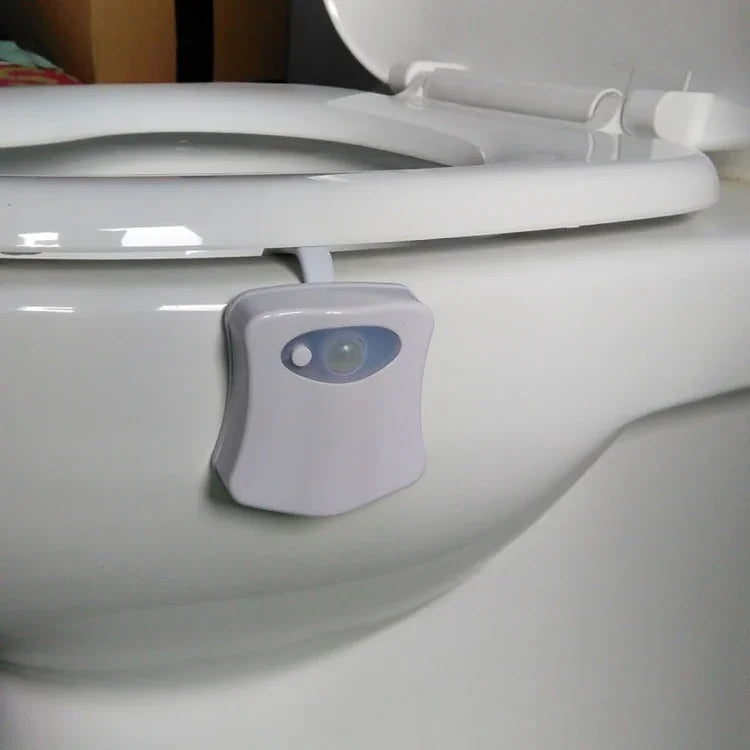 8 couleurs d'éclairage intérieur Veilleuses Détecteur de mouvement LED Abattant de toilette Lampe de cuvette, LED1660, LED1660US