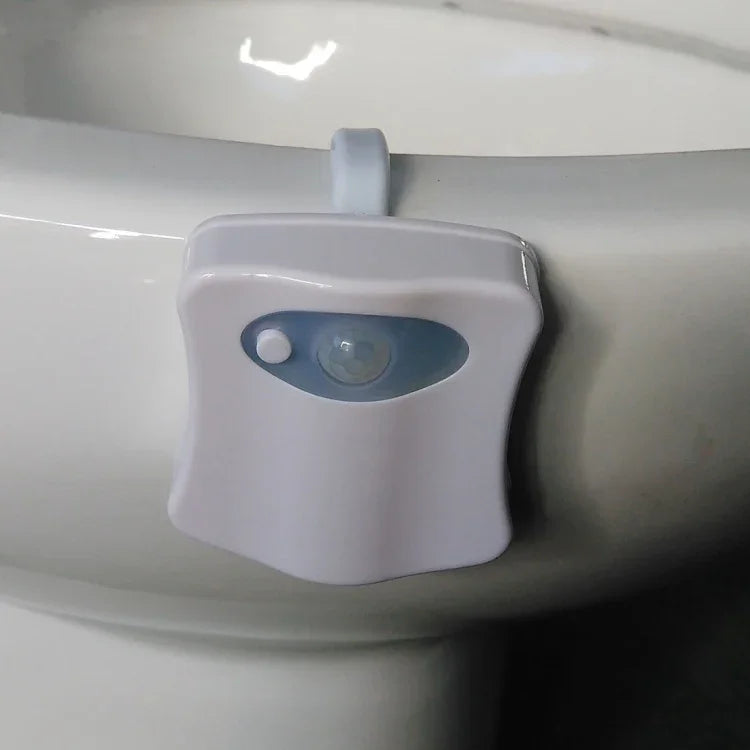 8 couleurs d'éclairage intérieur Veilleuses Détecteur de mouvement LED Abattant de toilette Lampe de cuvette, LED1660, LED1660US