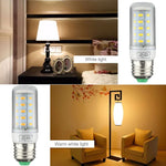 Ampoule économique SMD 5730, DC 12-30V, E27 36 LED Lumière blanche, E27 36 LED Lumière blanc chaud