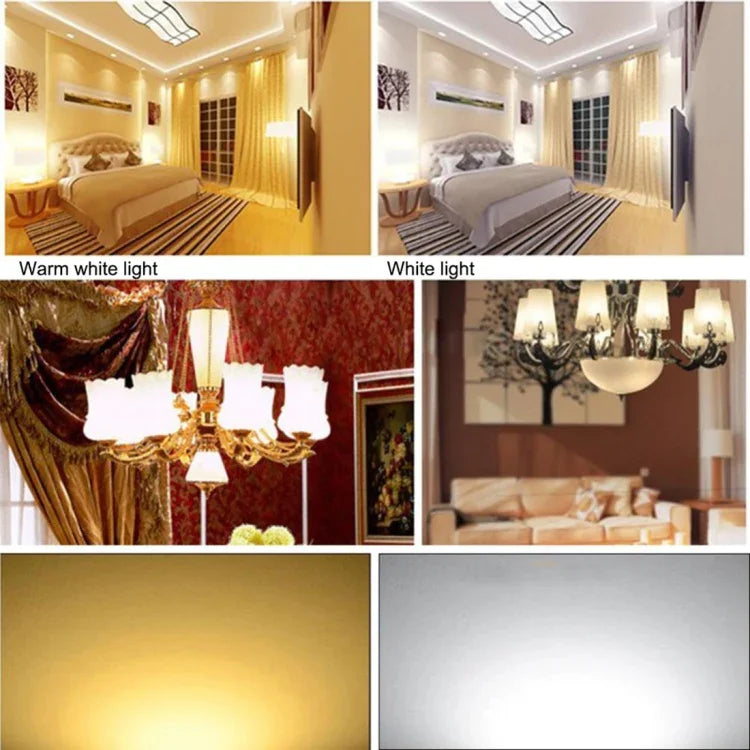 Ampoule économique SMD 5730, DC 12-30V, E27 36 LED Lumière blanche, E27 36 LED Lumière blanc chaud