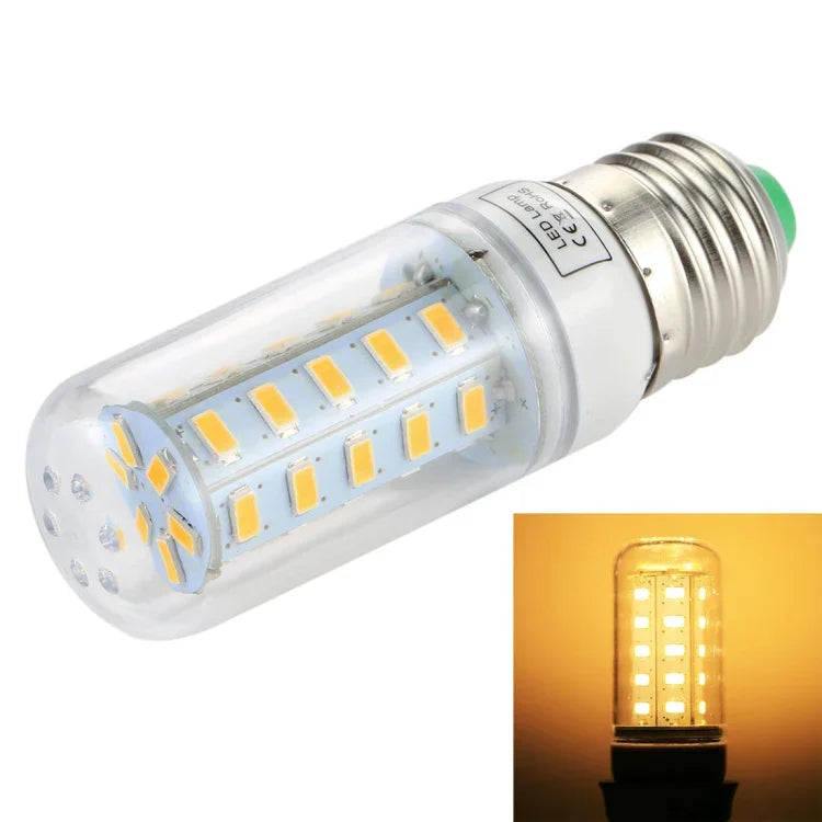 Ampoule économique SMD 5730, DC 12-30V, E27 36 LED Lumière blanche, E27 36 LED Lumière blanc chaud