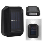 Applique murale solaire extérieure 6 LED, luminaire décoratif de jardin haut et bas