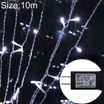 Guirlande lumineuse féerique 100 LED avec joint de fin & 8 fonctions modèles, prise US, 10m lumière blanche