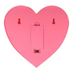 Lampe de table de fête alimentée par 2 piles AA, lumière de nuit, cœur (rose)
