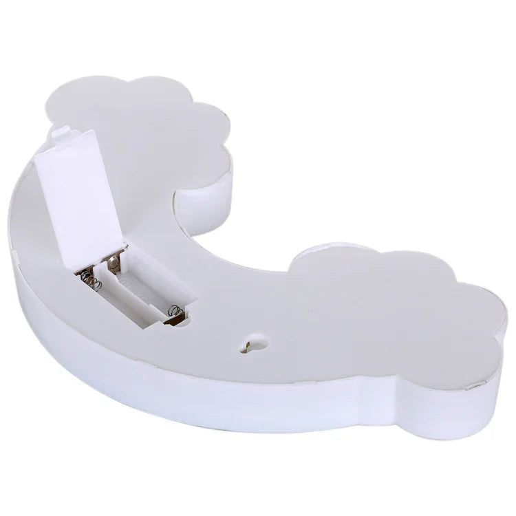 Lampe de table de fête alimentée par 2 piles AA, lumière de nuit, arc-en-ciel