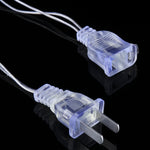 Guirlande de 96 LED Little Ice Bars avec joint de fin & contrôleur multifonction, prise US, AC 110V, 3,5m blanc chaud prise US, 3,5m lumière bleue prise US, 3,5m lumière colorée prise US, 3,5m lumière violette prise US, 3,5m lumière blanche prise US