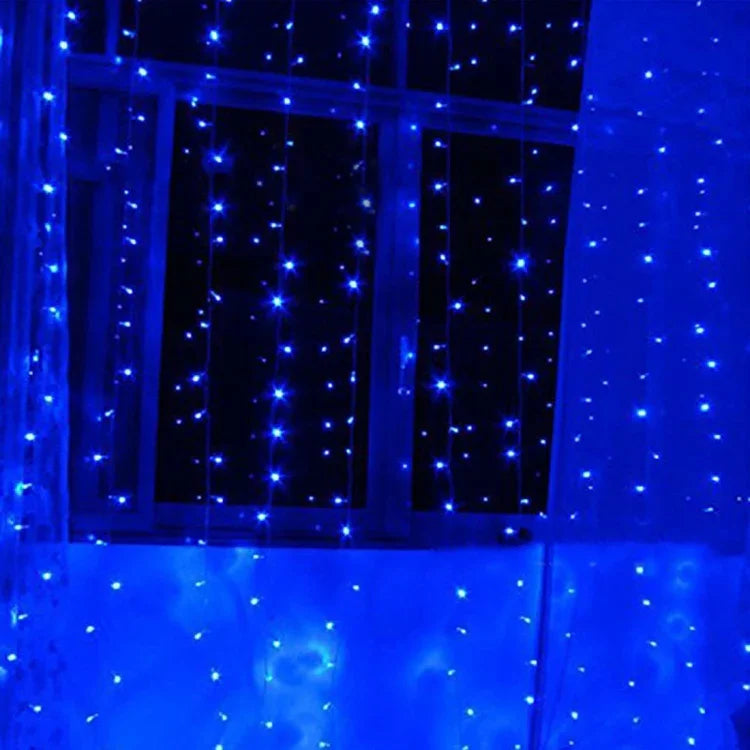 300 LEDs Curtain String Light with End Joint & Multi-function Controller & Memory Waterproof, EU Plug, AC 220V, Blue Light EU Plug, Colorful Light EU Plug, White Light EU Plug, Warm White EU Plug