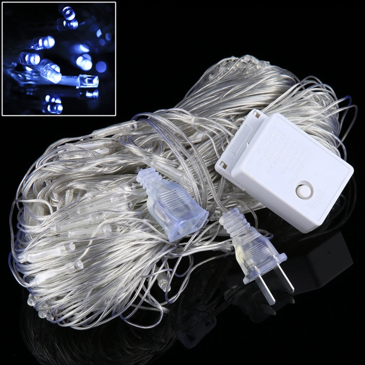 Guirlande lumineuse réticulaire 200 LEDs avec joint de fin & contrôleur multifonction, prise US, AC 110V, lumière colorée prise US, lumière blanche prise US, lumière blanc chaud prise US