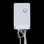 Guirlande lumineuse réticulaire 200 LED avec joint d'extrémité & contrôleur multifonction, blanc chaud prise EU, lumière bleue prise EU, lumière colorée prise EU, lumière violette prise EU, lumière blanche prise EU