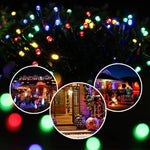 Guirlande décorative de vacances 100 LEDs, 17m lumière bleue, 17m lumière colorée, 17m lumière blanche, 17m lumière blanc chaud