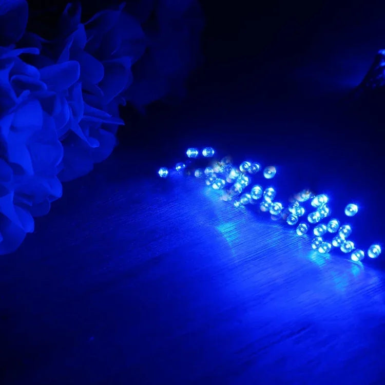 Guirlande décorative de vacances 100 LEDs, 17m lumière bleue, 17m lumière colorée, 17m lumière blanche, 17m lumière blanc chaud