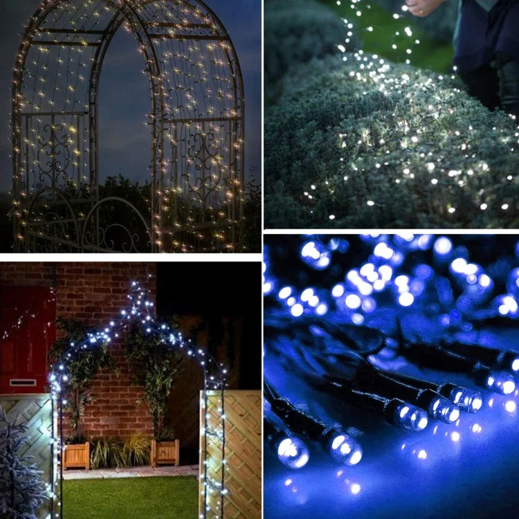 Guirlande décorative de vacances 100 LEDs, 17m lumière bleue, 17m lumière colorée, 17m lumière blanche, 17m lumière blanc chaud