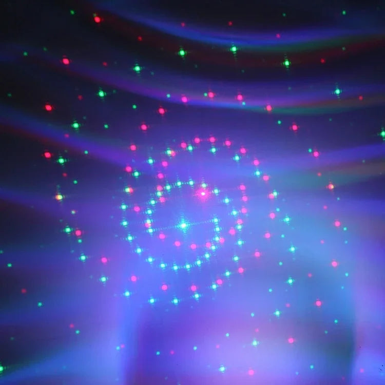 Lampe étoile fantastique et romantique lumière décorative familiale lumière d'ambiance KTV disco pub fête avec support & activation sonore & lecture automatique & fonction télécommande manuelle