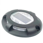 Lot de 4 lampes solaires LED encastrées au sol IP68 étanches pour jardin et pelouse
