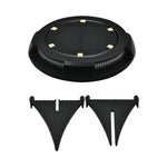 10 LED Lampes Solaires Extérieures Étanches Encastrables Jardin, 10 LED