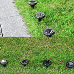 10 LED Lampes Solaires Extérieures Étanches Encastrables Jardin, 10 LED