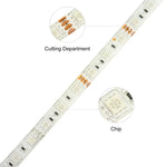 300 LED SMD 5050 Lumière colorée Télécommande APP Compatible Alexa & Google Home