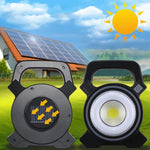 Lampe de camping portative avec panneau solaire