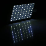 12W 56 LED SMD 2835 Projecteur Solaire Mural Extérieur Étanche IP65 avec Télécommande Détecteur de Mouvement