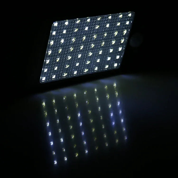 12W 56 LED SMD 2835 Projecteur Solaire Mural Extérieur Étanche IP65 avec Télécommande Détecteur de Mouvement