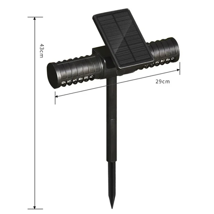 SZ-16008 Lampe solaire anti-moustiques extérieure étanche IP65 LED Paysage Jardin Piquet Piège à moustiques Lampe décorative pour pelouse